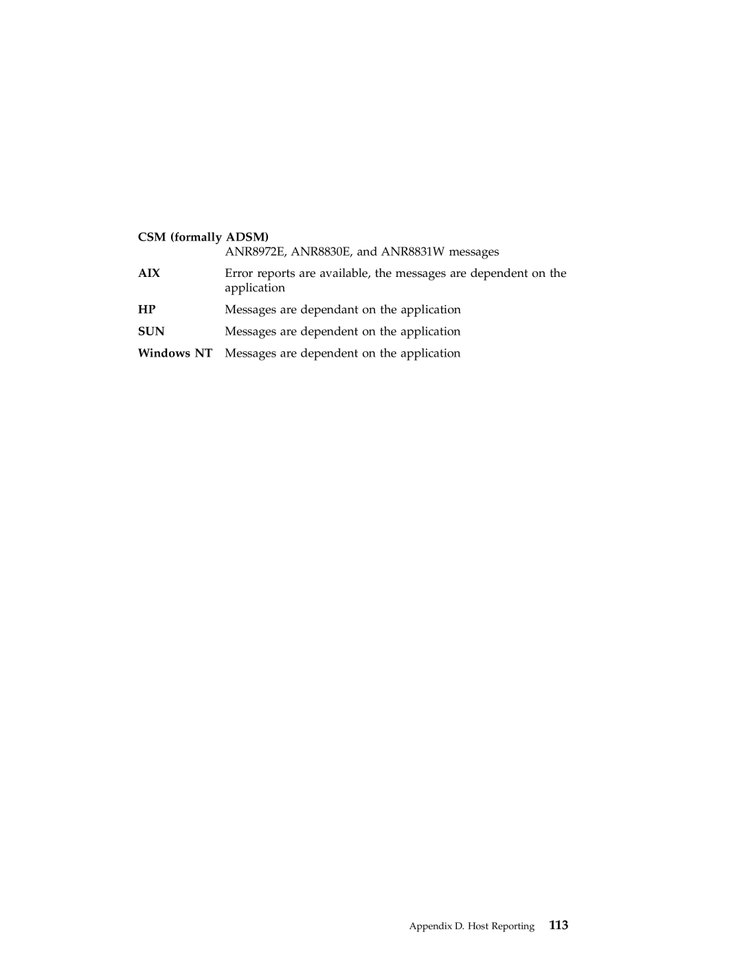 IBM 3590 manual CSM formally Adsm 