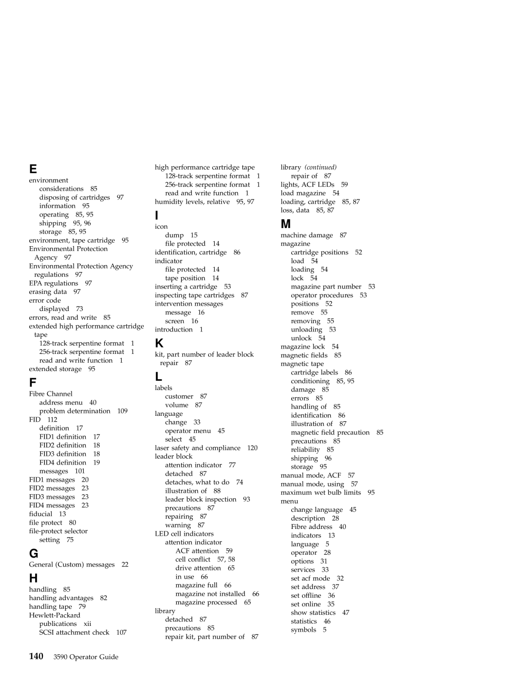 IBM 3590 manual Library 