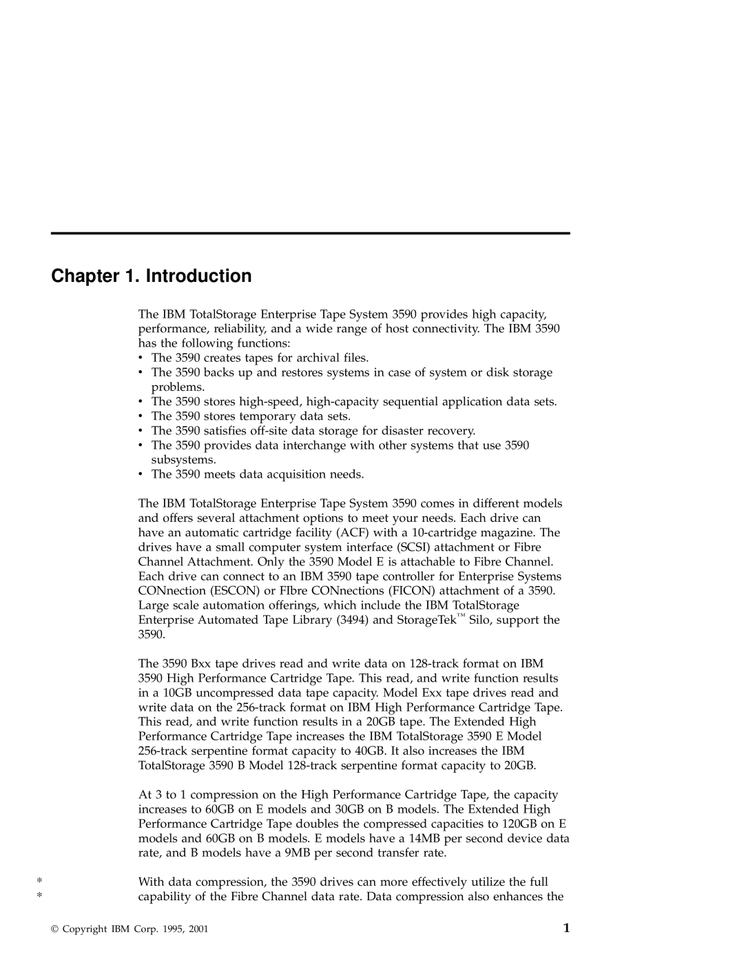 IBM 3590 manual Introduction 