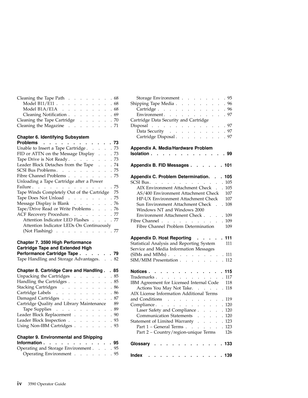 IBM 3590 manual Identifying Subsystem 