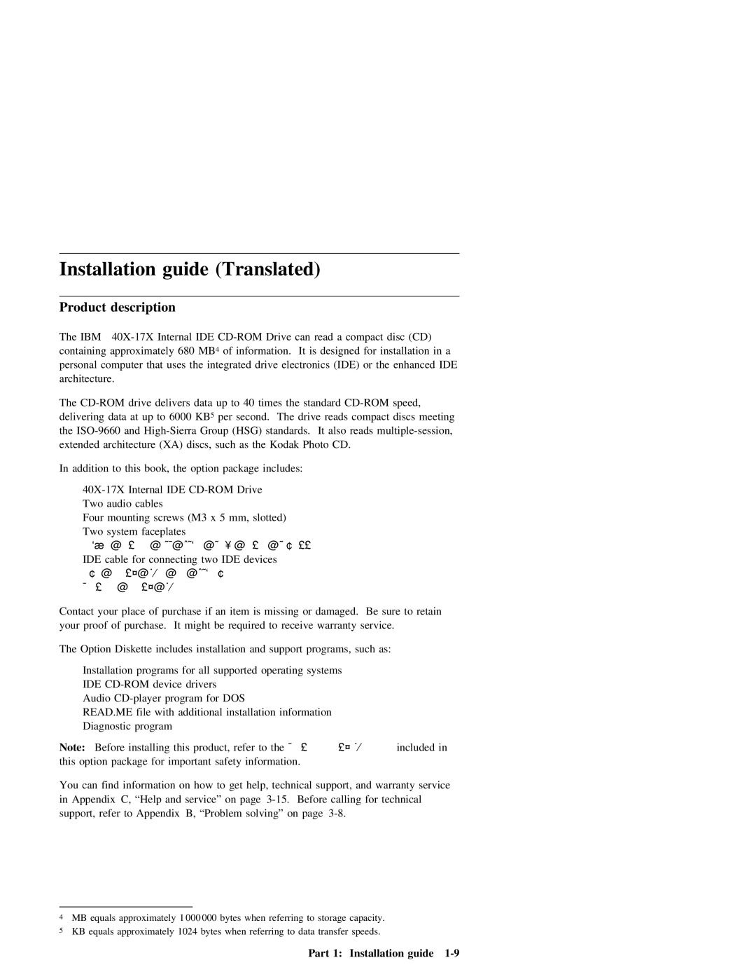 IBM 37L1388 manual That Uses Integrated Drive Electronics IDE or, Standard, Speed, Second Drive 