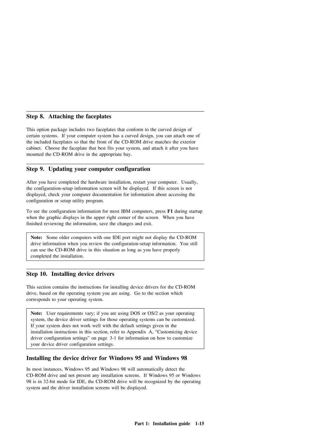 IBM 37L1388 manual Step 