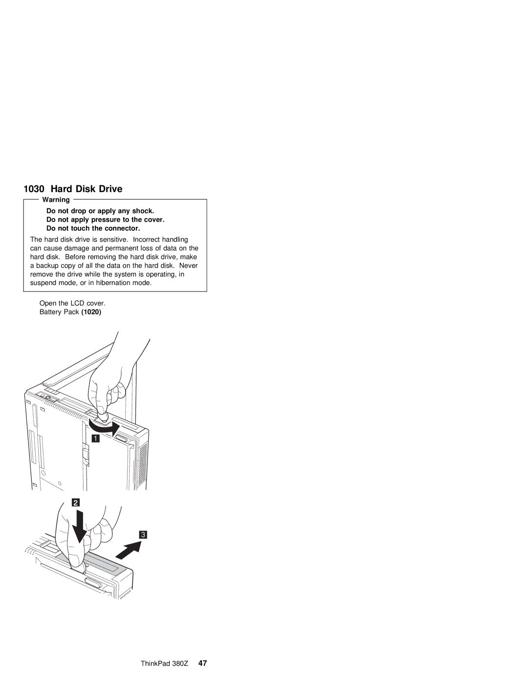 IBM 380Z manual Drive, 1030, Apply Any Shock Not, Pack1020 