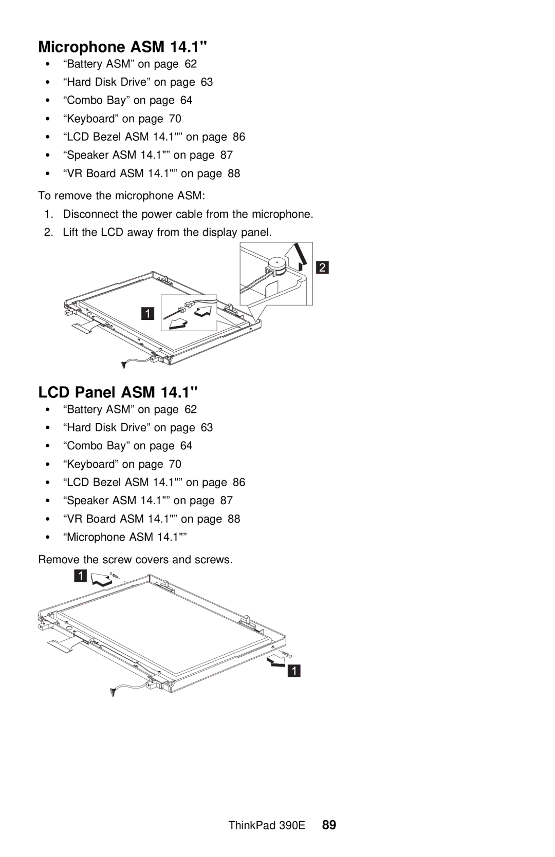 IBM 390E manual Microphone 