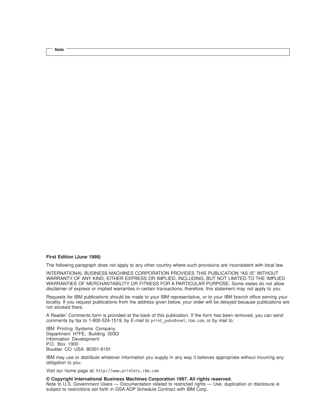 IBM 4005-HC2 manual First Edition June 