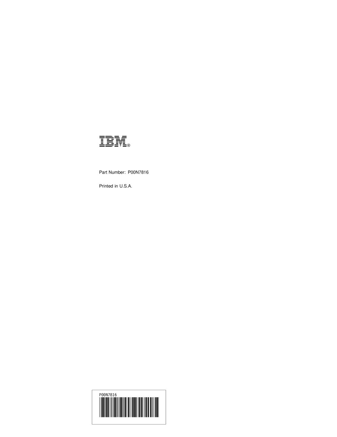 IBM 40/80 GB DLT manual PððN7816 