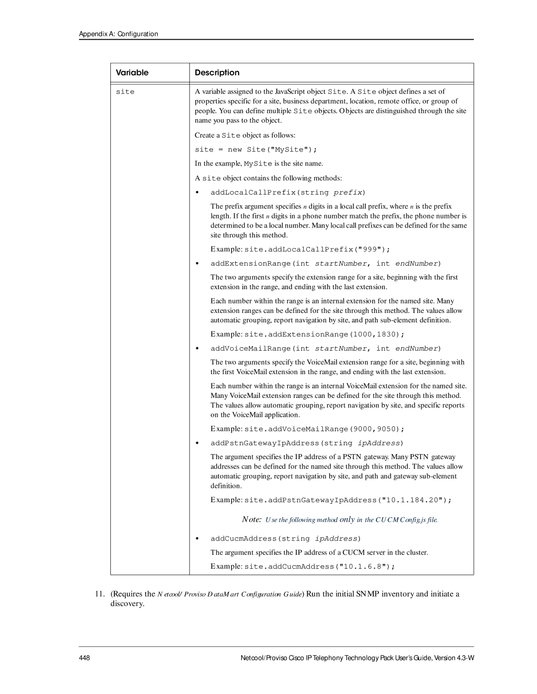 IBM 4.3-W manual Name you pass to the object 