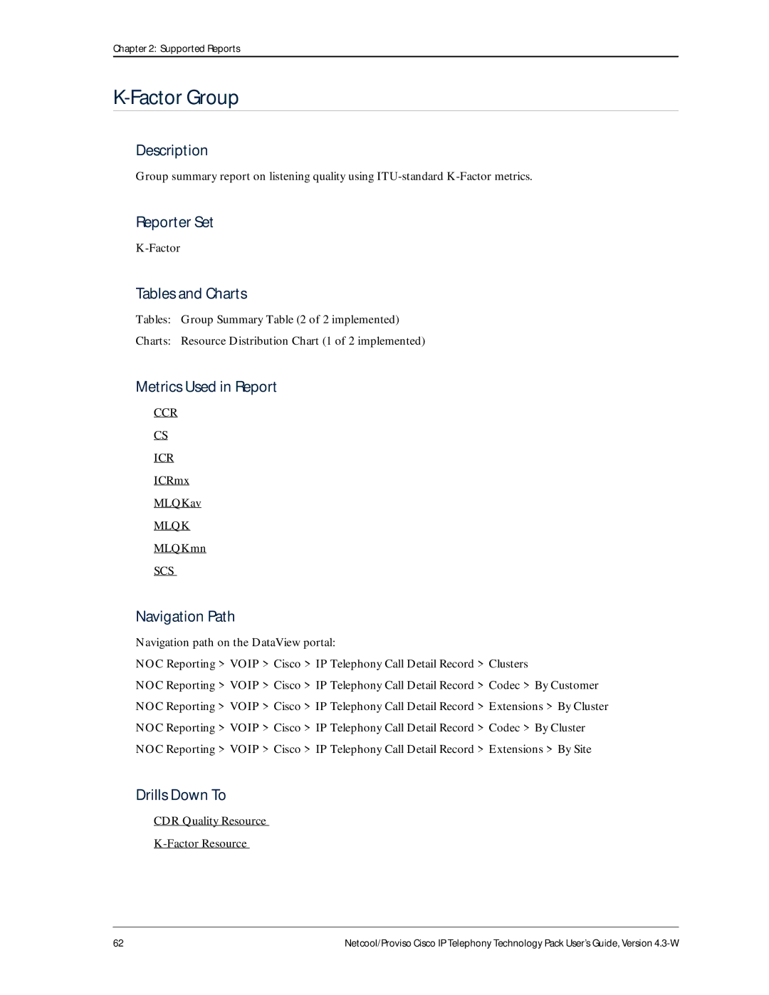 IBM 4.3-W manual Factor Group, ICRmx MLQKav, MLQKmn, CDR Quality Resource Factor Resource 