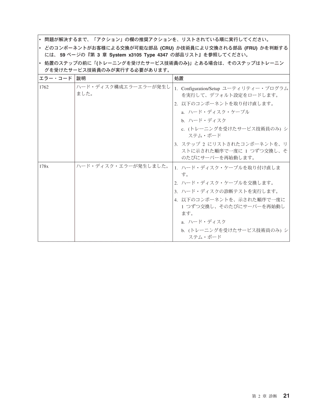 IBM 4347 manual 1762, 178x 