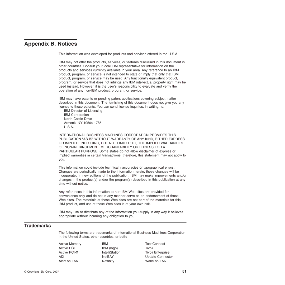 IBM 4364, 4365 manual Appendix B. Notices, Trademarks 