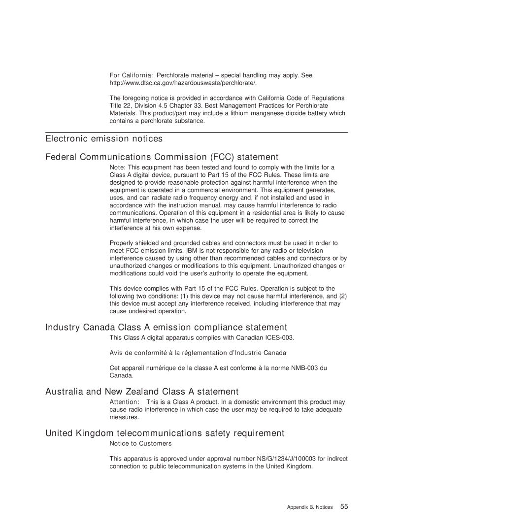 IBM 4364, 4365 manual Industry Canada Class a emission compliance statement 