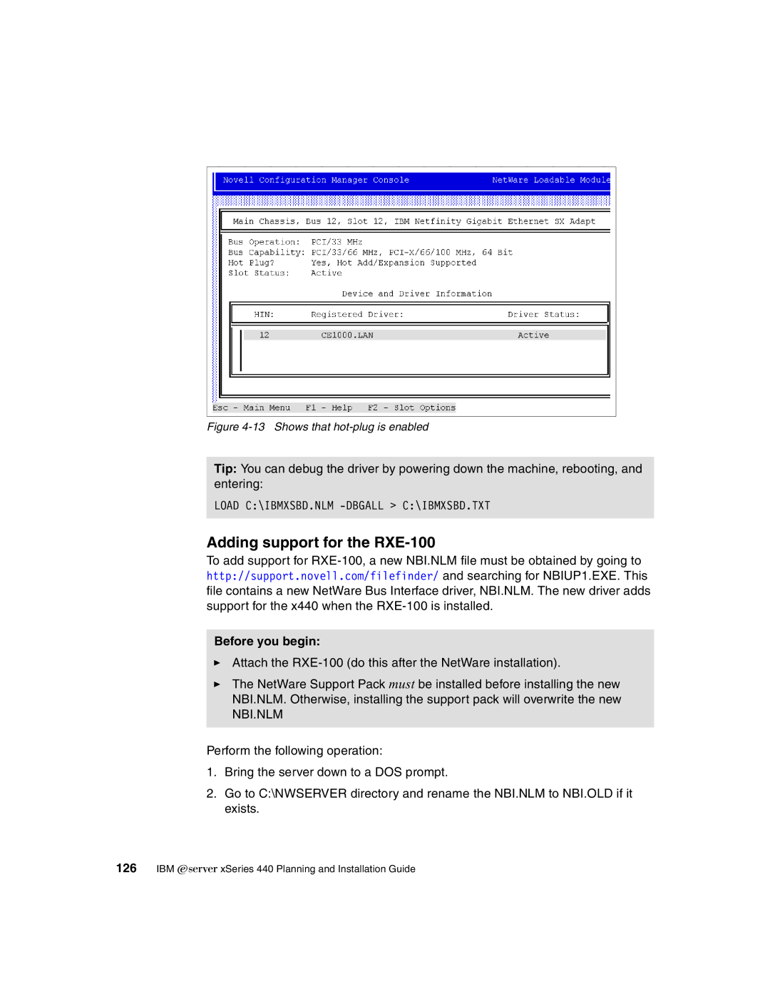 IBM 440 manual Adding support for the RXE-100, Before you begin 