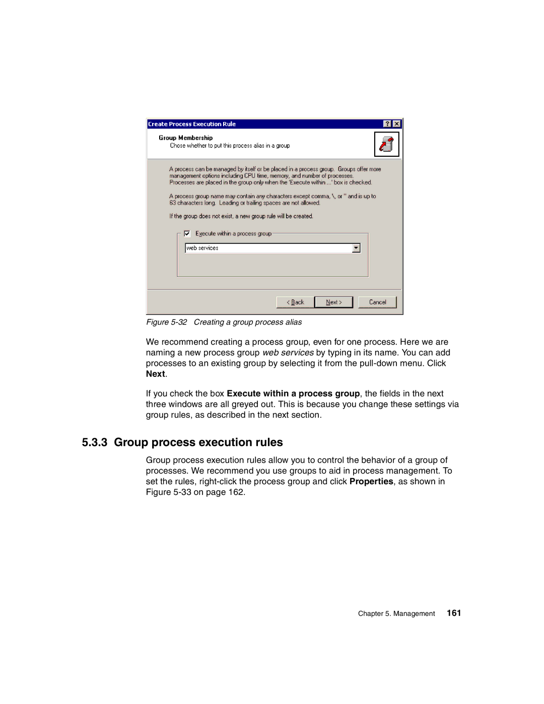 IBM 440 manual Group process execution rules, Creating a group process alias 