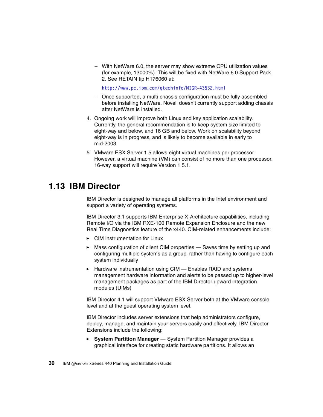 IBM 440 manual IBM Director 