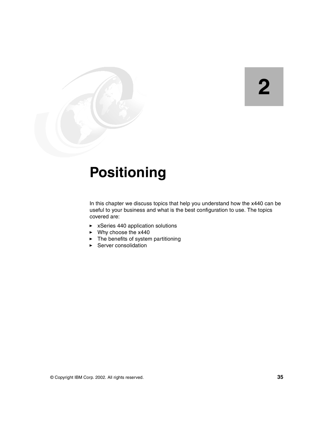 IBM 440 manual Positioning 