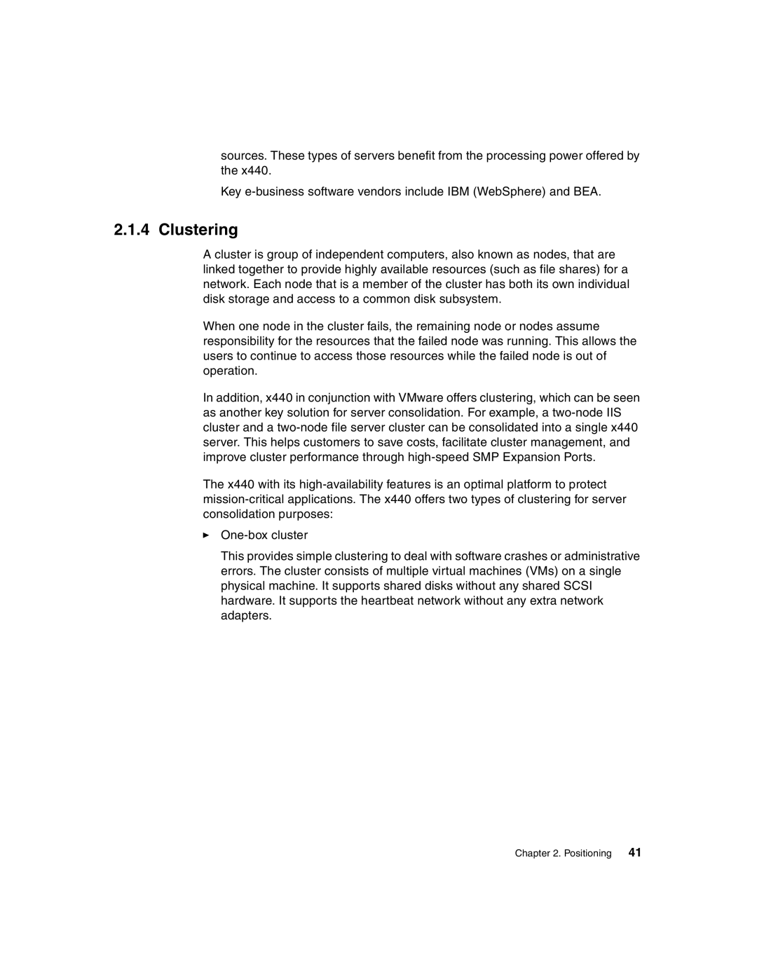 IBM 440 manual Clustering 