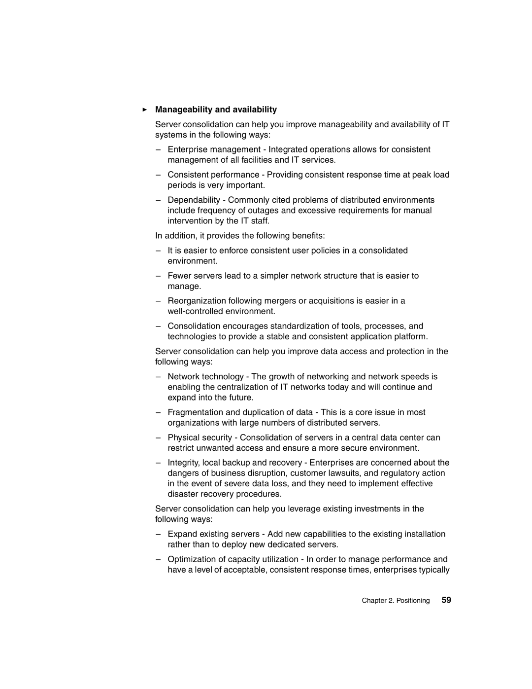 IBM 440 manual Manageability and availability 