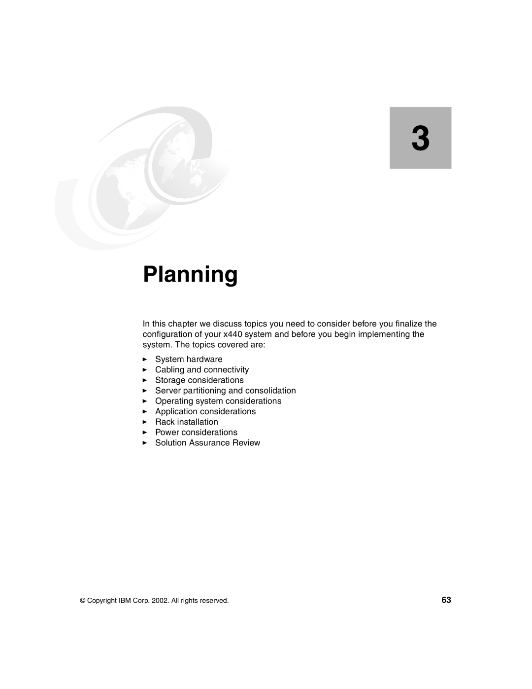 IBM 440 manual Planning 