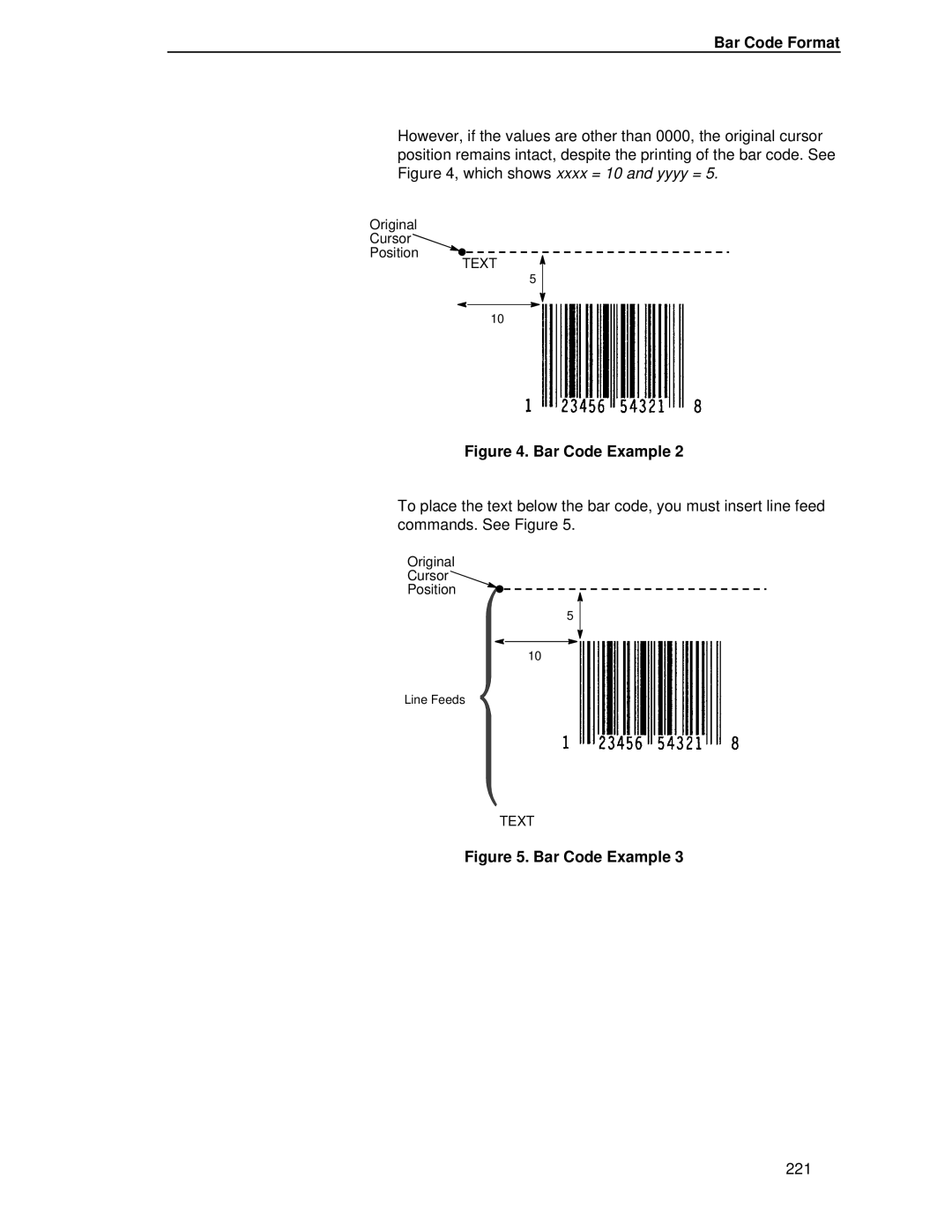 IBM 4400 manual Bar Code Format 