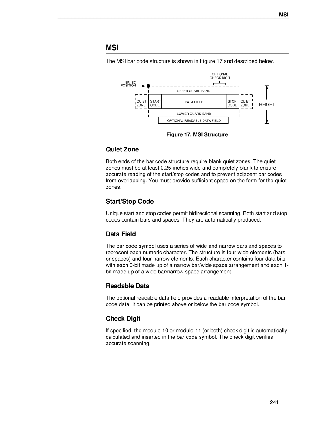 IBM 4400 manual Msi 