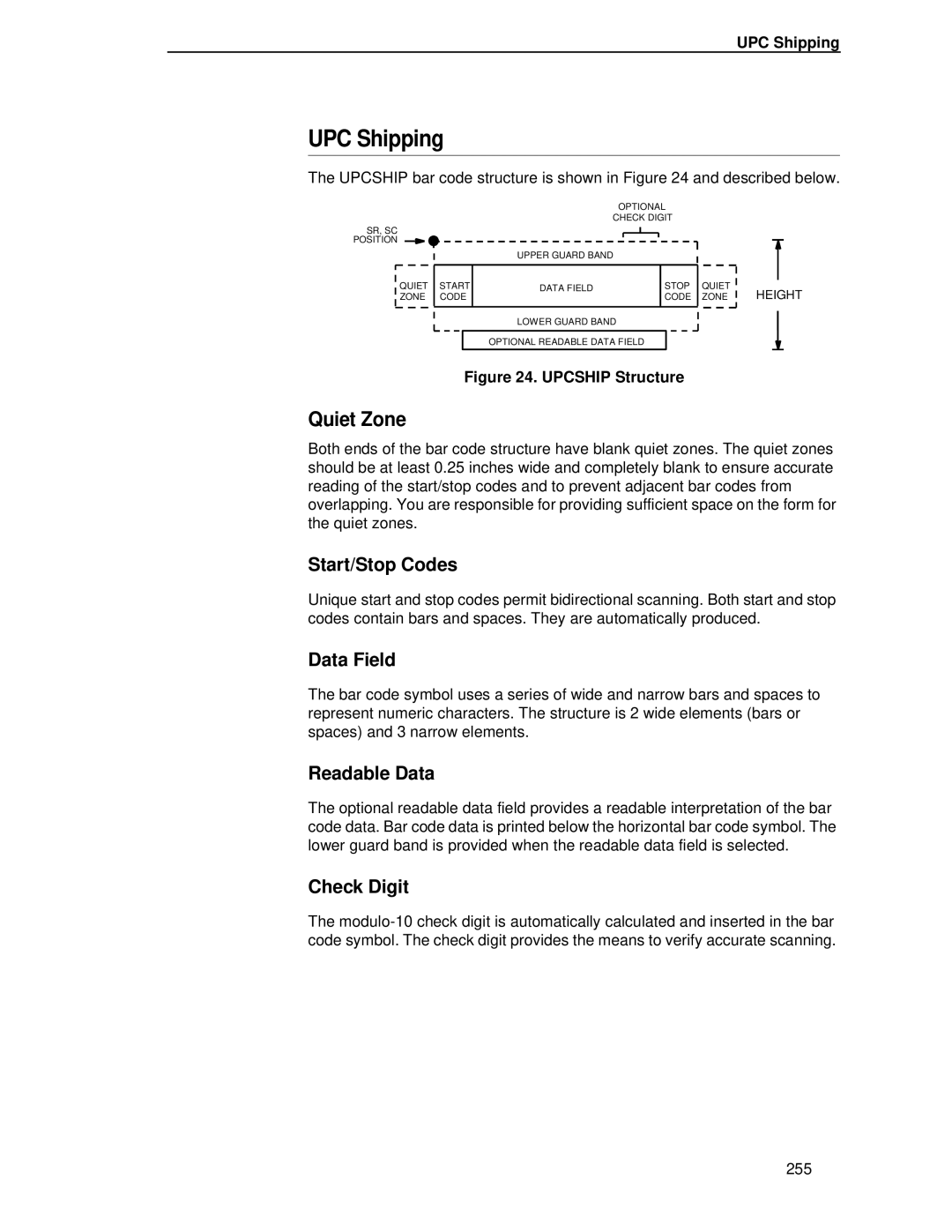 IBM 4400 manual UPC Shipping 