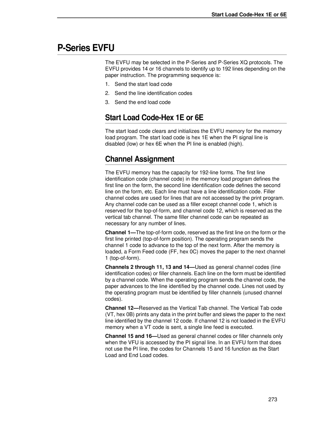 IBM 4400 manual Start Load Code-Hex 1E or 6E, Channel Assignment 