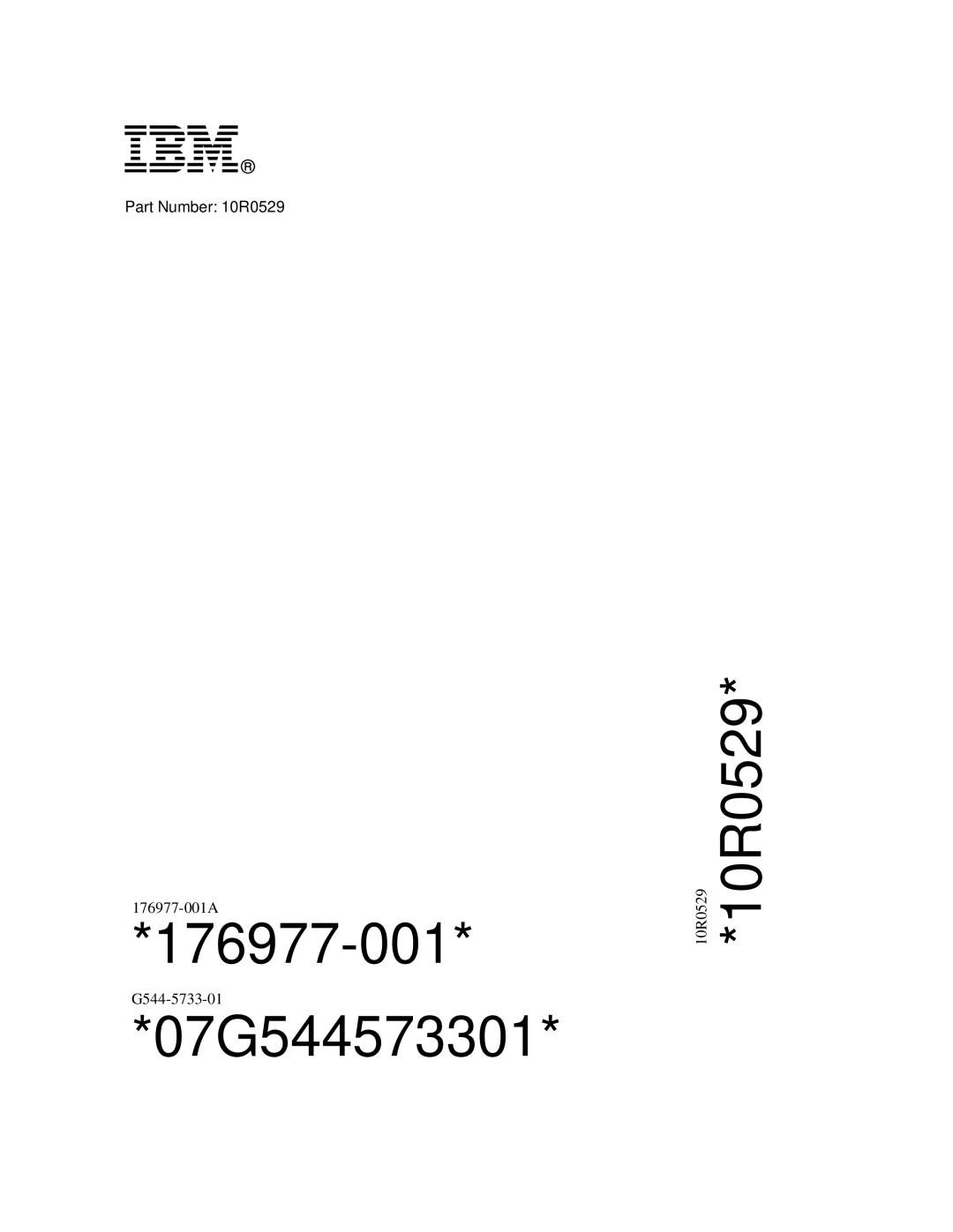 IBM 4400 manual 176977-001 