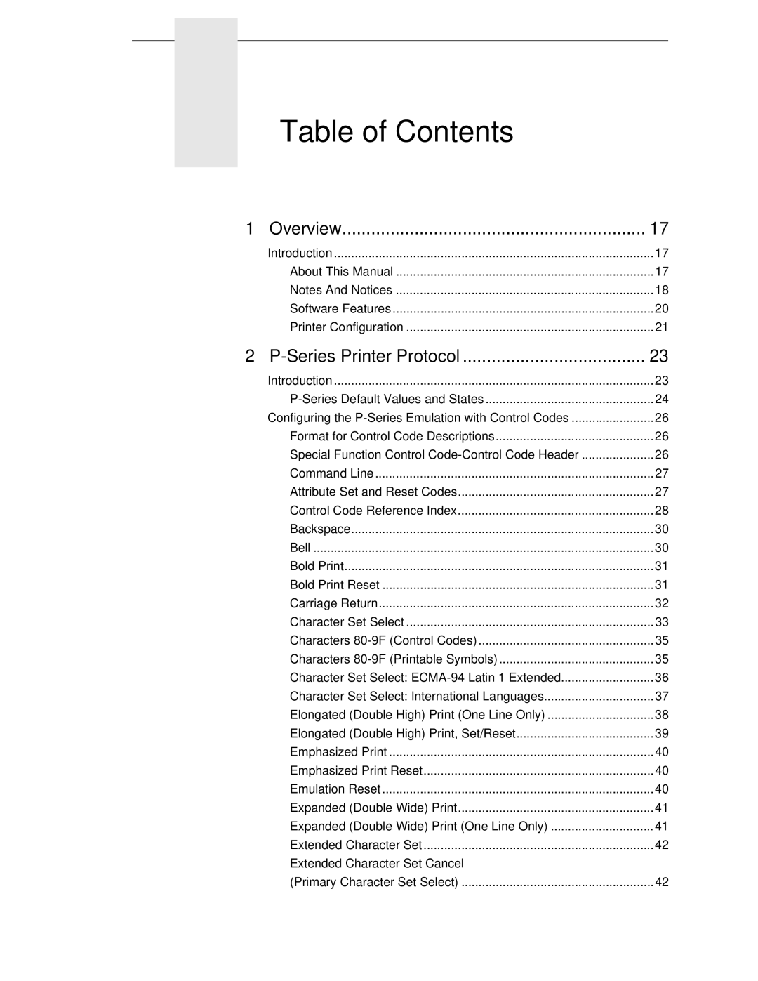 IBM 4400 manual Table of Contents 