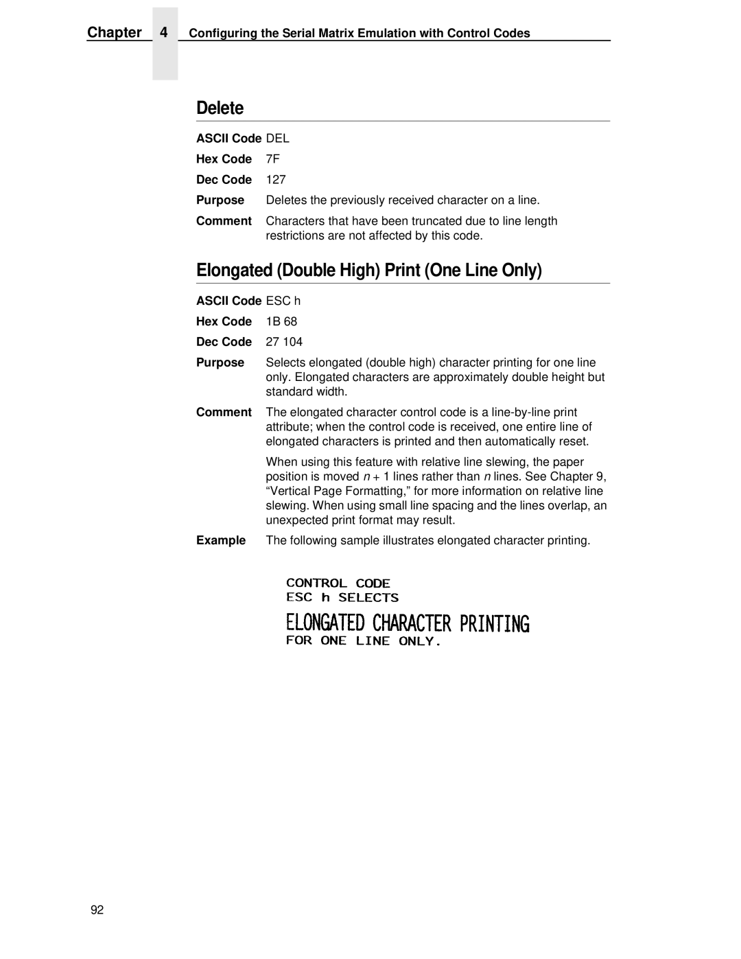 IBM 4400 manual Unexpected print format may result 