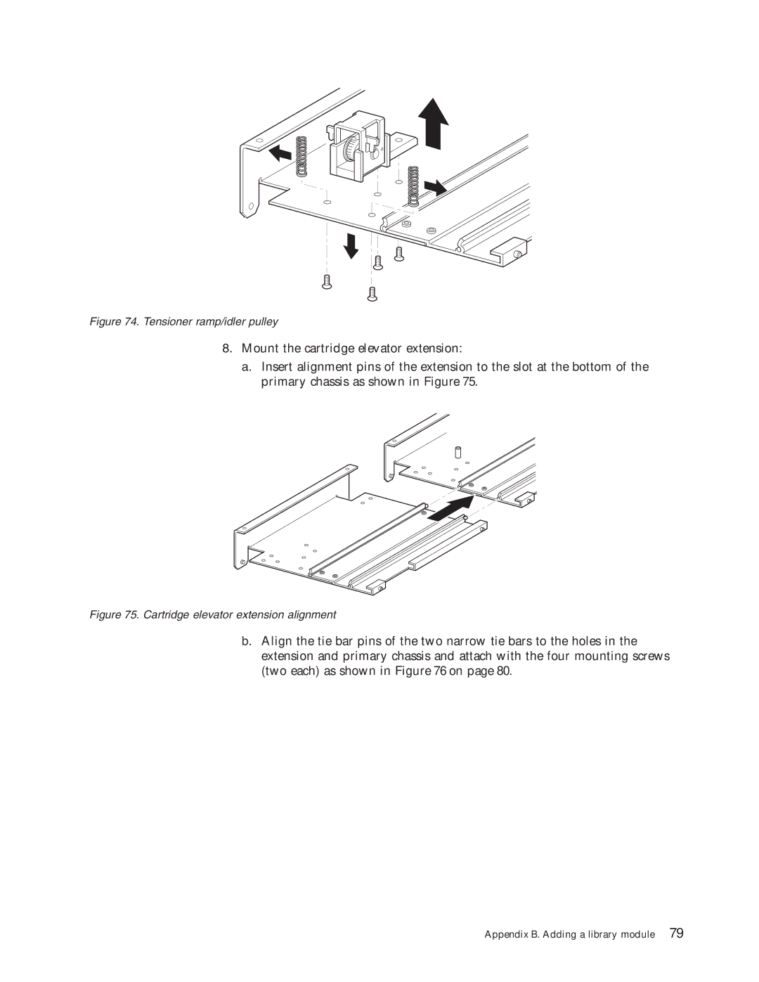 IBM 4560SLX warranty Tensioner ramp/idler pulley 