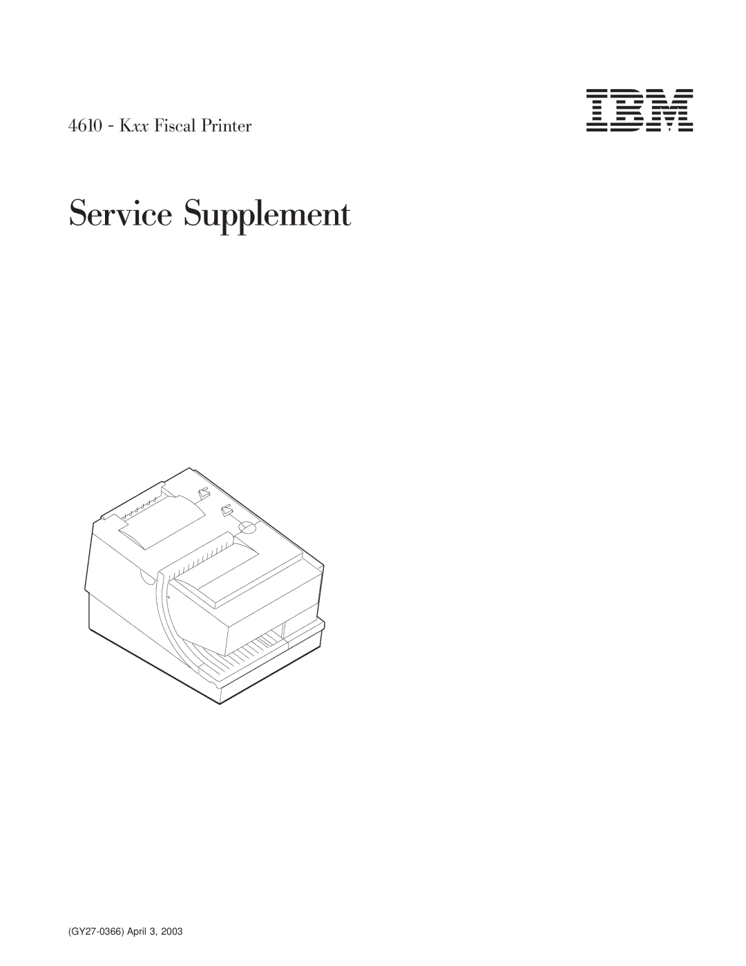 IBM 4610 manual Ibm 