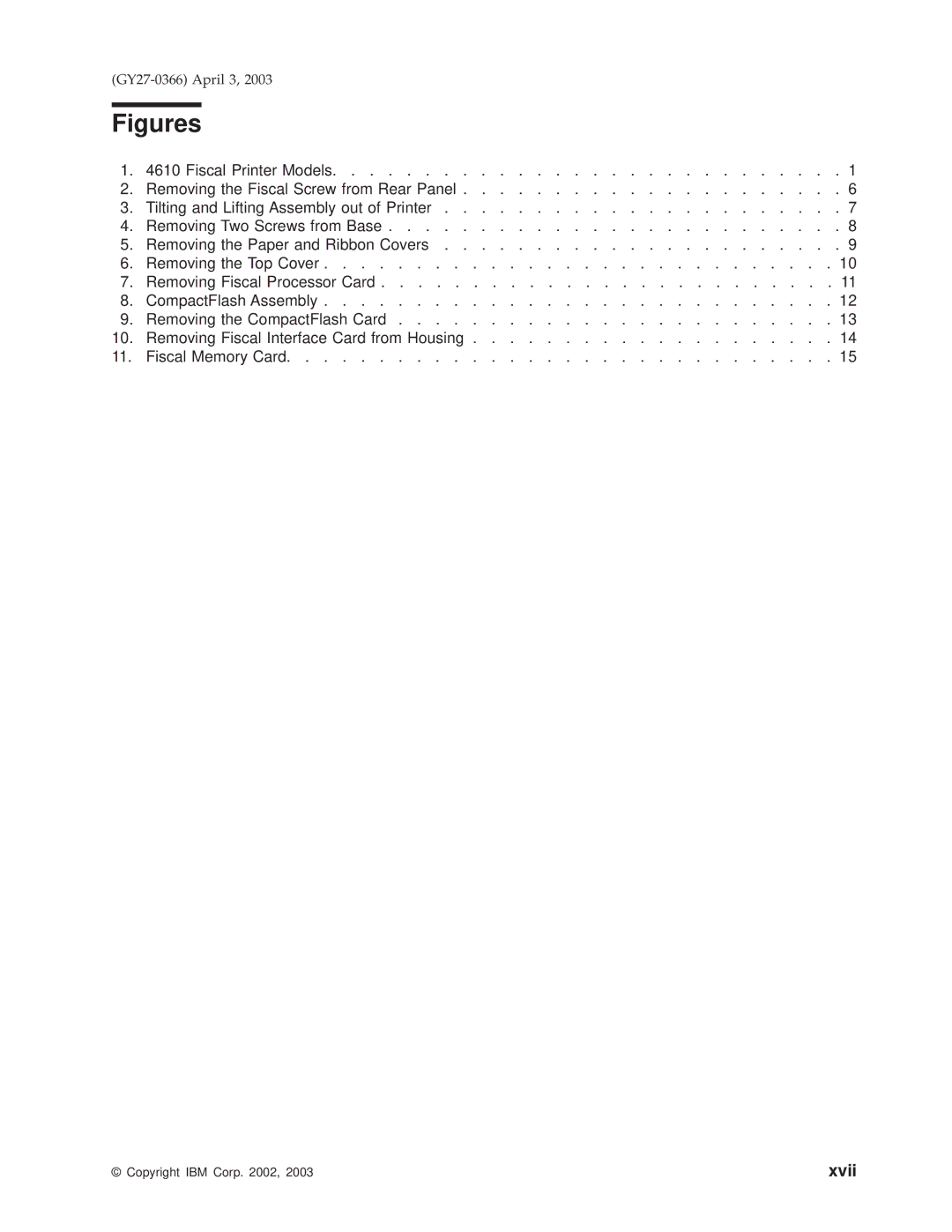 IBM 4610 manual Figures 