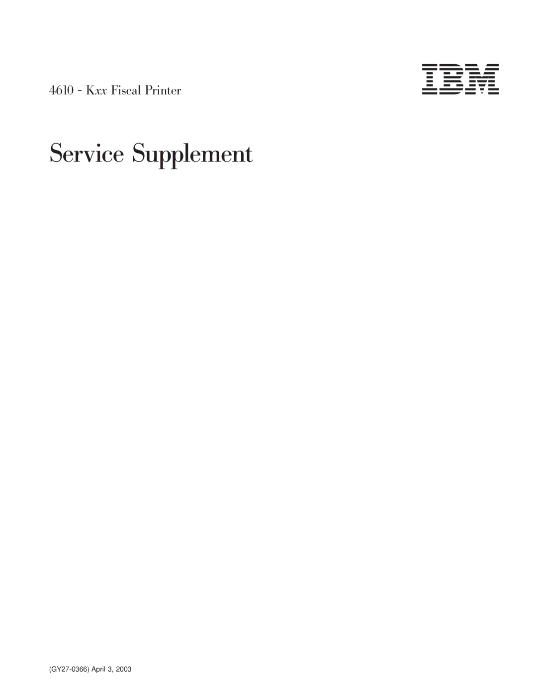 IBM 4610 manual Ibm 