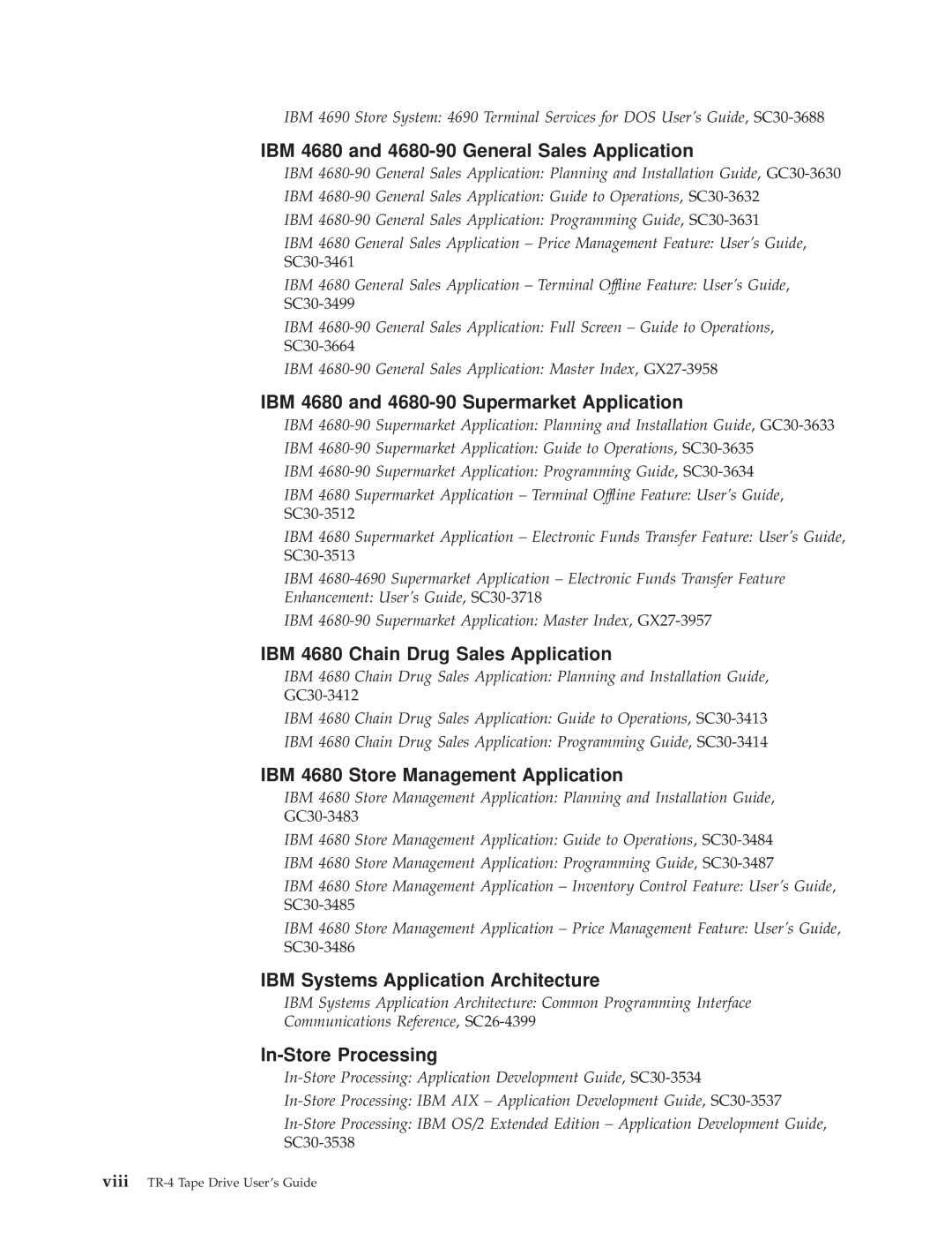 IBM 4690 manual IBM 4680 and 4680-90 General Sales Application 