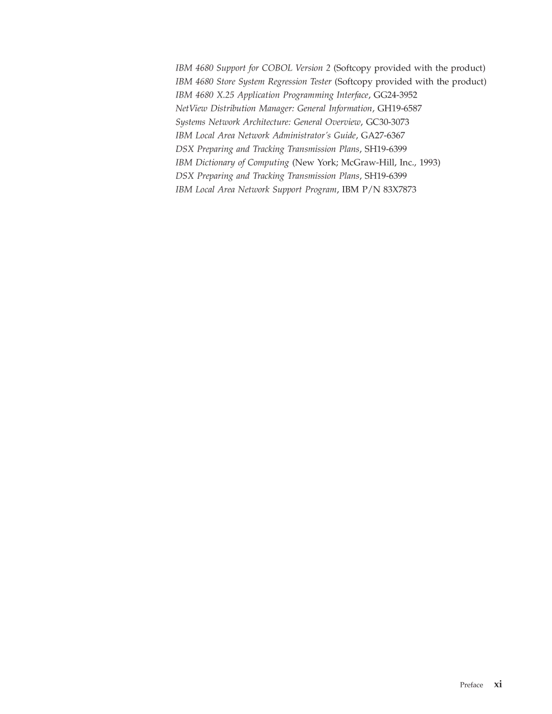 IBM 4690 manual IBM Local Area Network Support Program, IBM P/N 