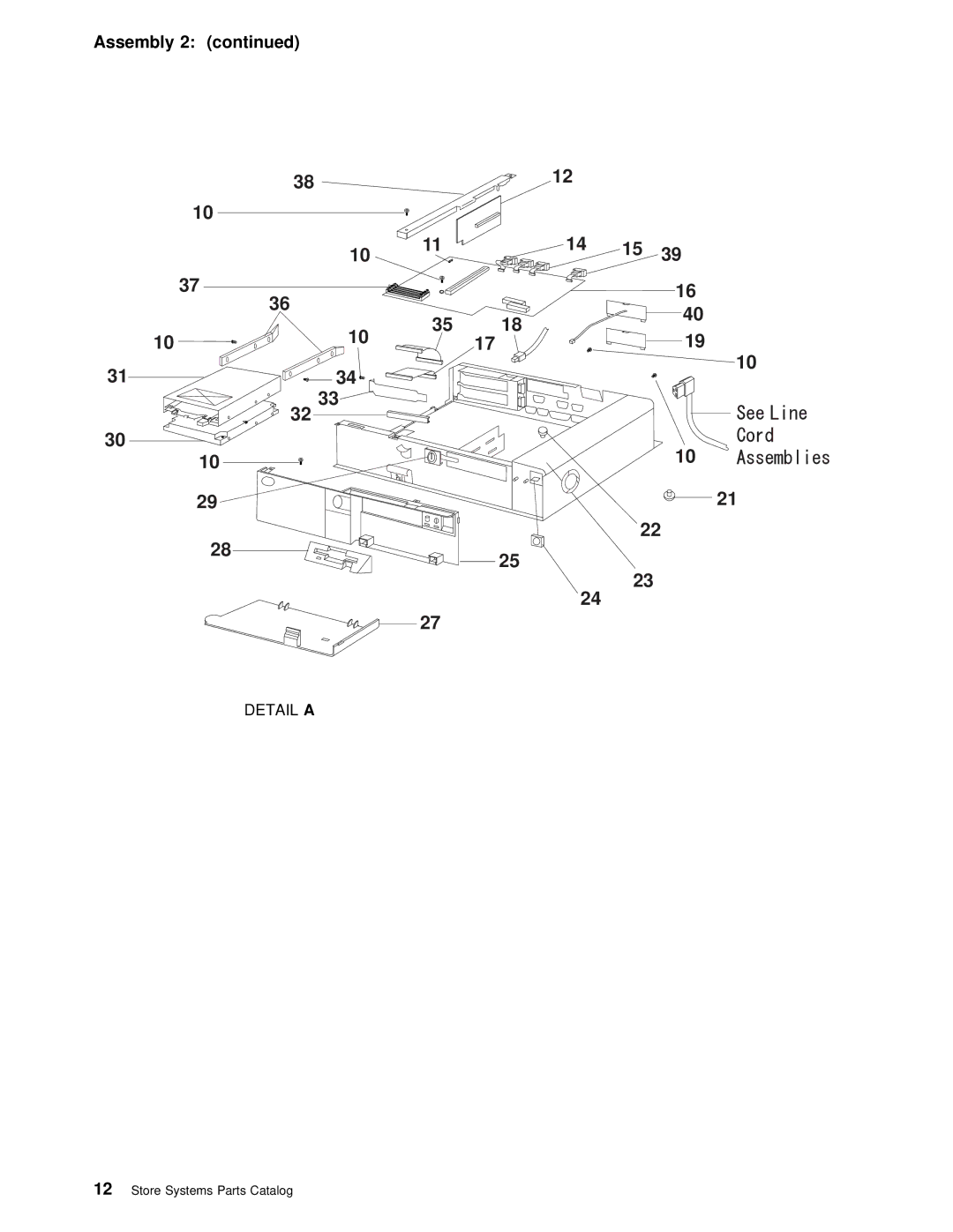 IBM 4693 DBCS FAMILY, 4694 DBCS FAMILY manual Detail a 