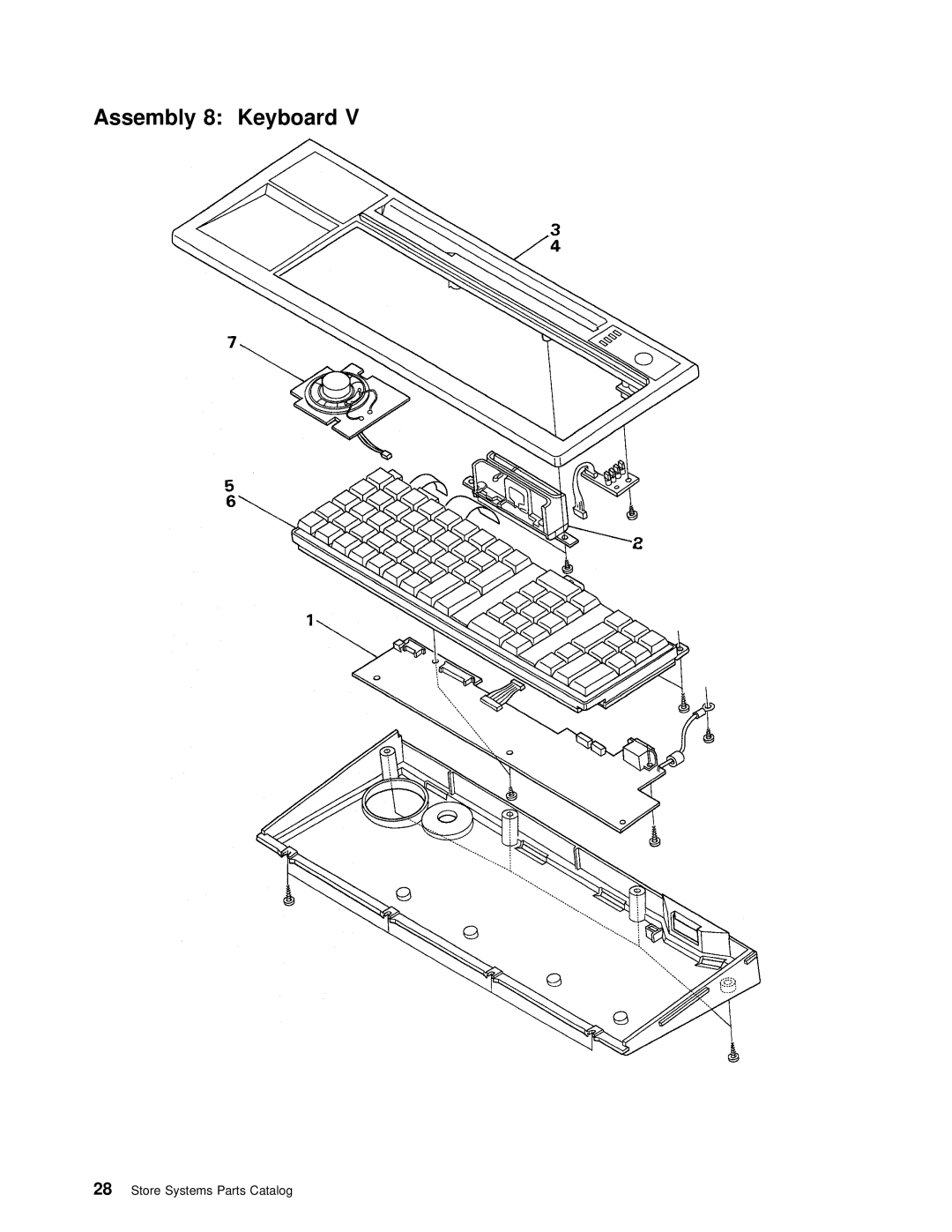 IBM 4693 DBCS FAMILY, 4694 DBCS FAMILY manual Assembly 8 Keyboard 