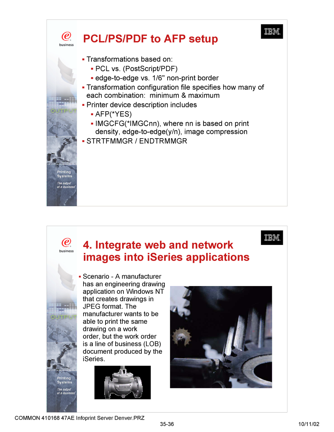 IBM 47AE - 410168 manual Integrate web and network images into iSeries applications 