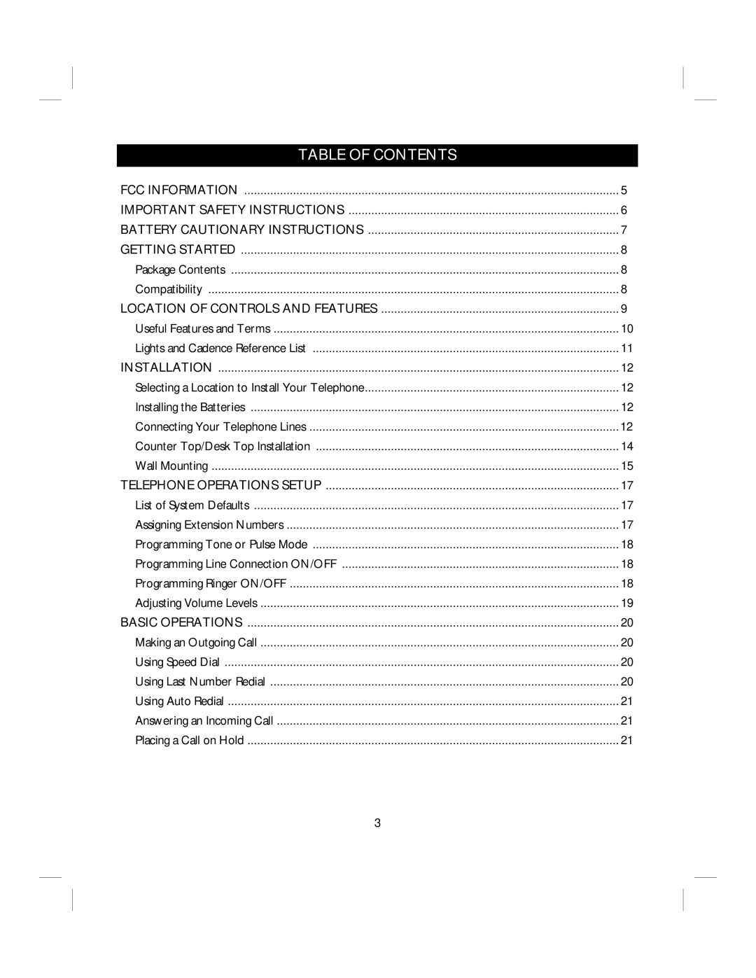 IBM 4900, 412CID installation and operation guide Table of Contents 