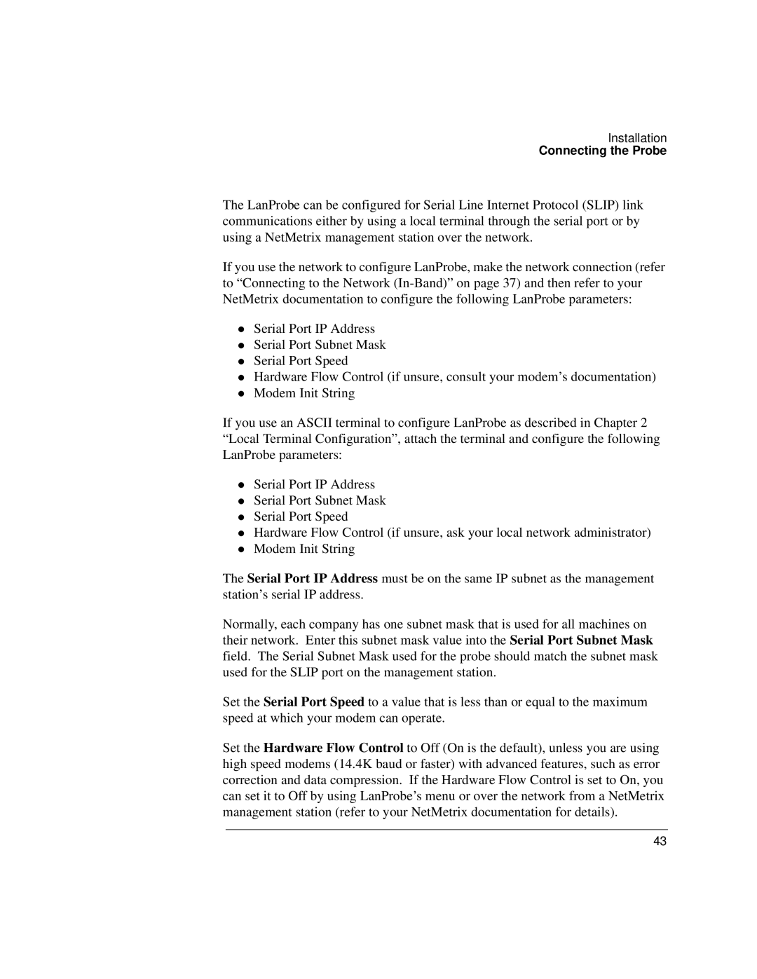 IBM 4986B LanProbe manual Connecting the Probe 