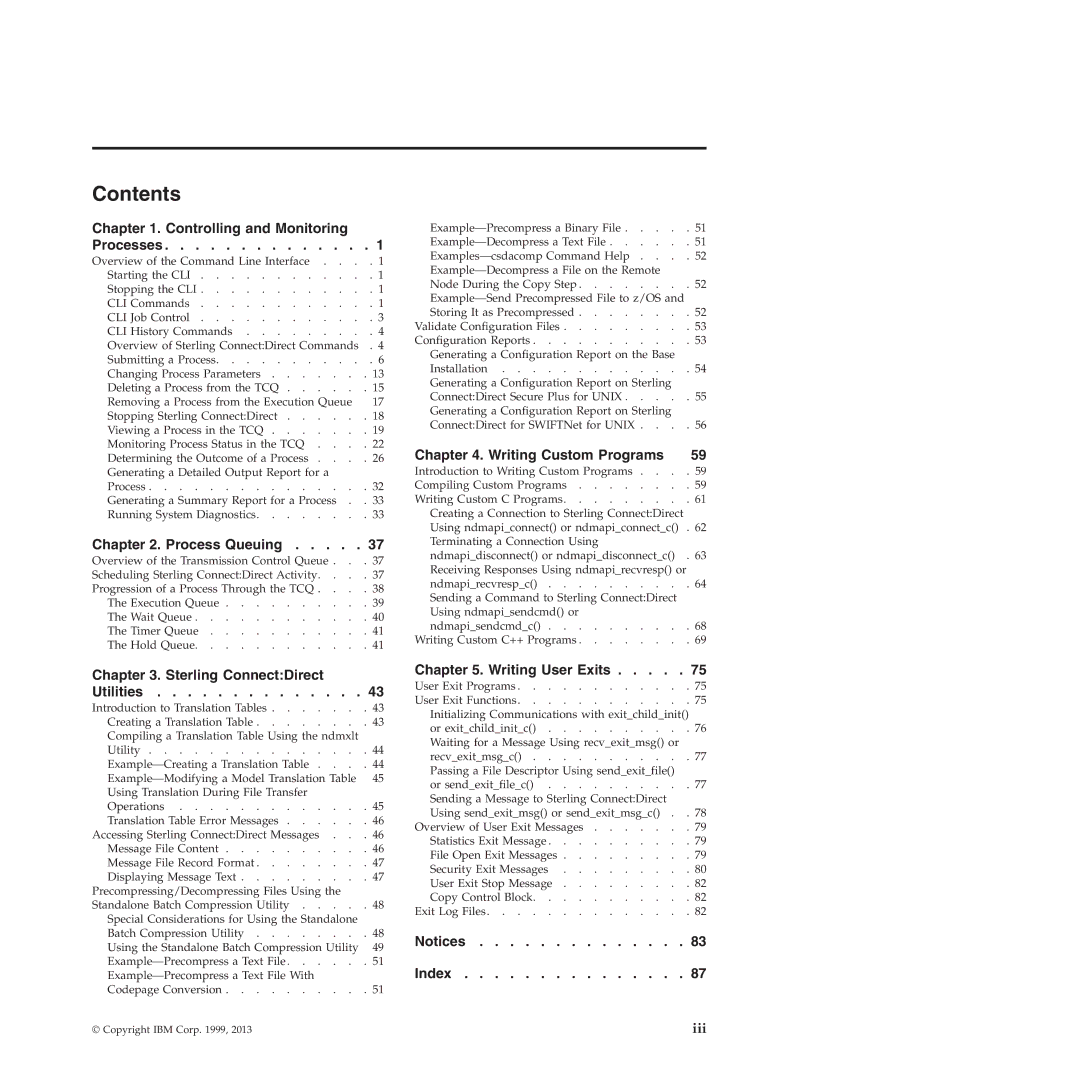 IBM 4J manual Contents 