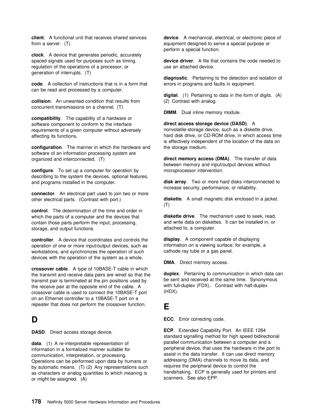 IBM 5000 manual 178, Client 