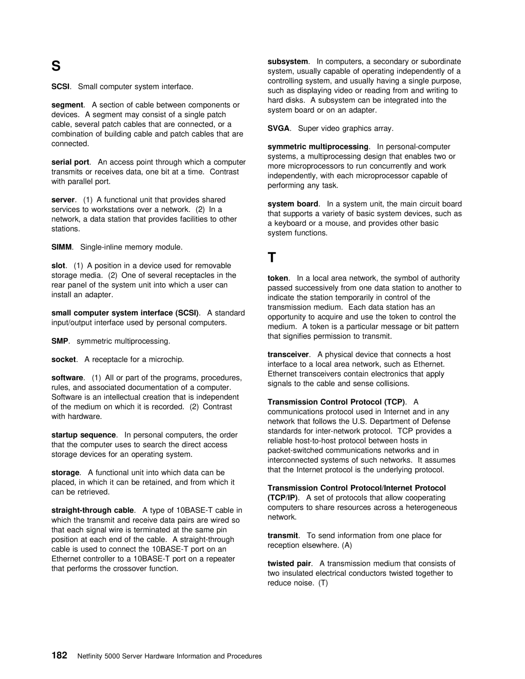 IBM 5000 manual Svga, Cable 