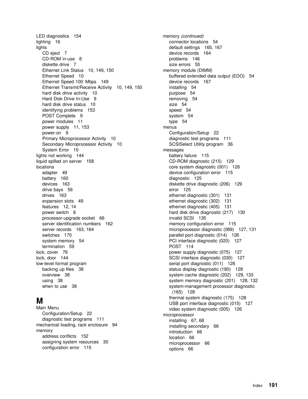 IBM 5000 manual Led 