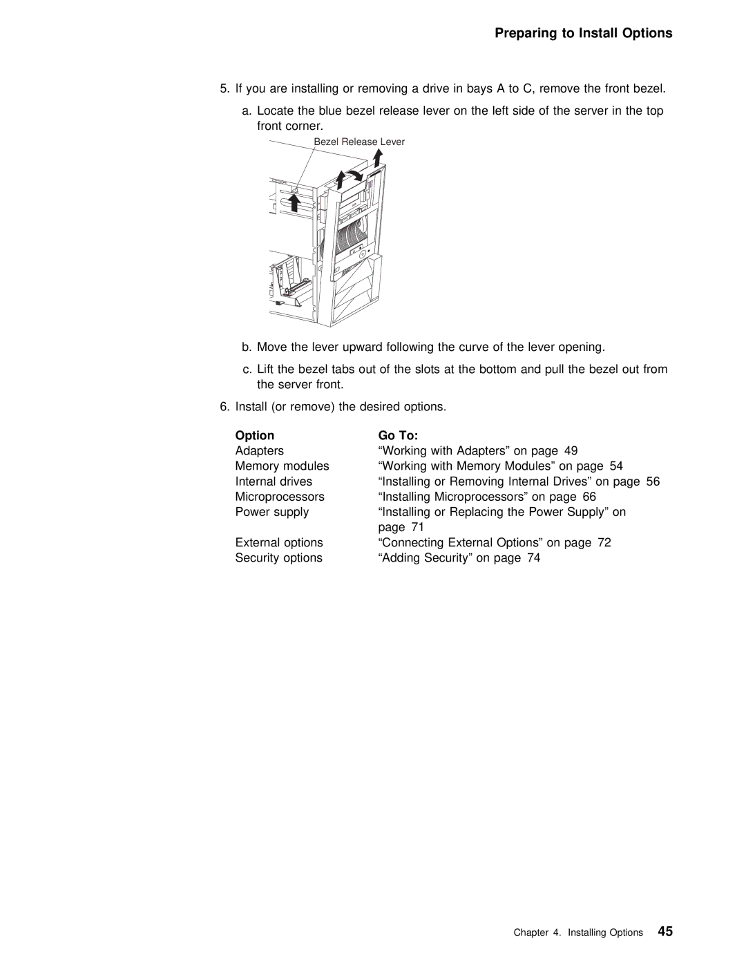 IBM 5000 manual Option 