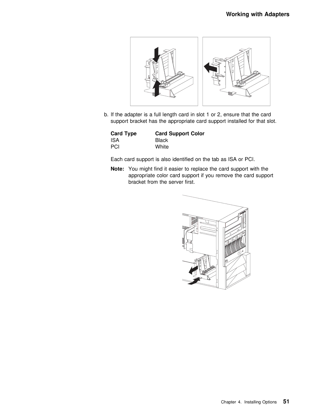 IBM 5000 manual Card Type, Color 