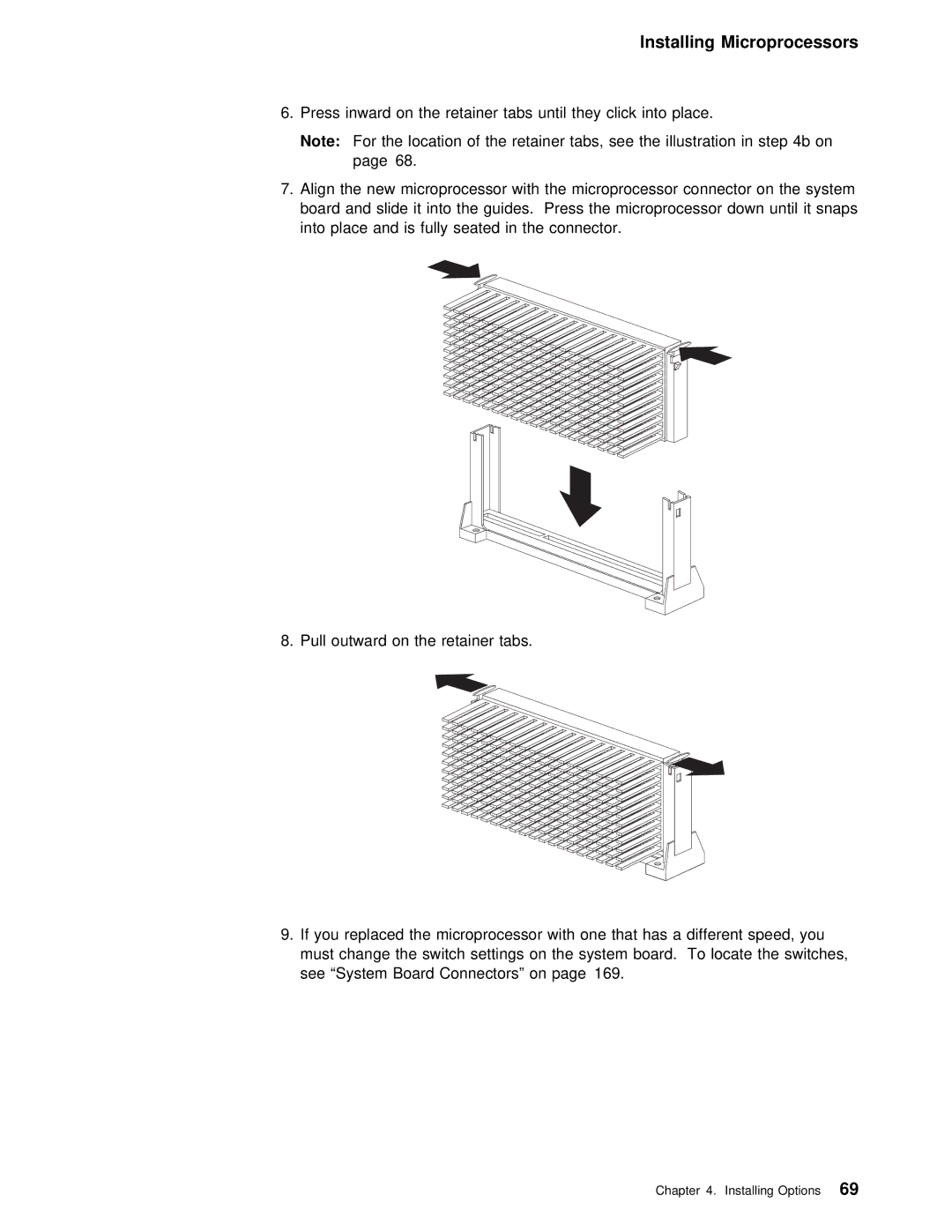 IBM 5000 manual Installing Options69 