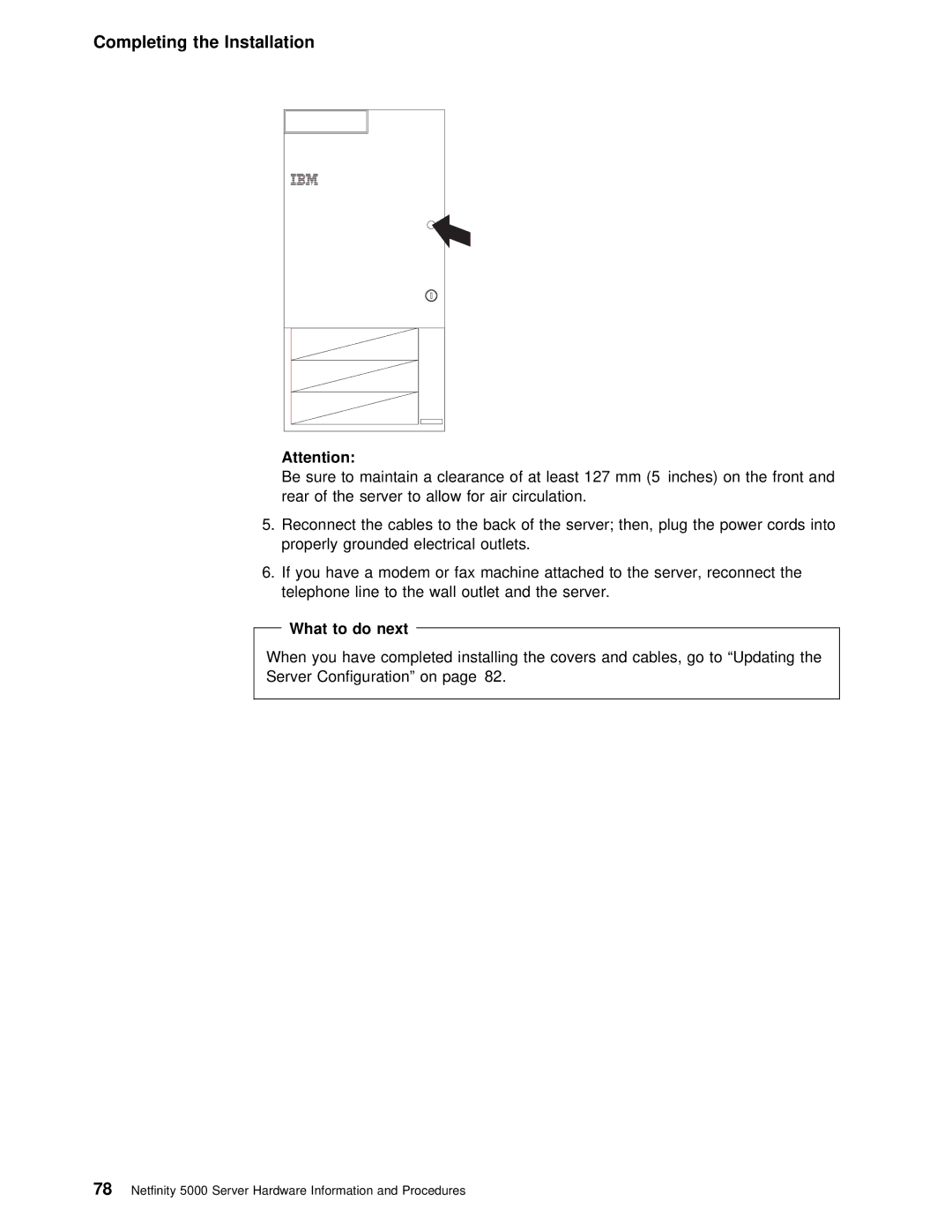 IBM 5000 manual What to do next 