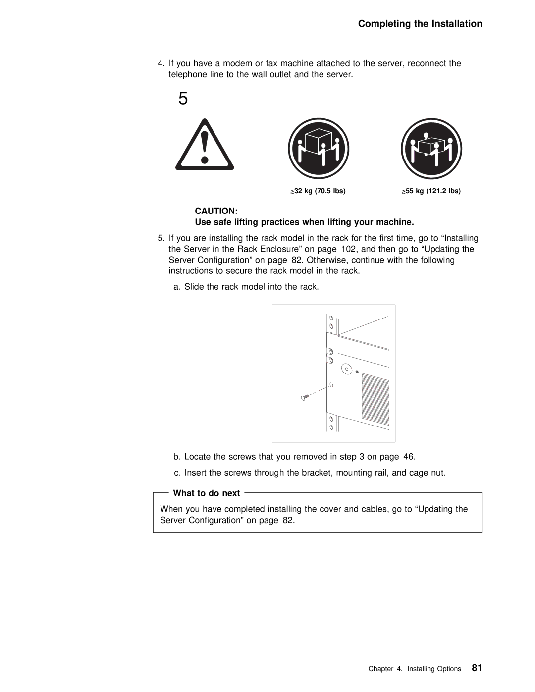 IBM 5000 manual Use safe lifting practices when lifting your machine, K32 kg 70.5 lbs K55 kg 121.2 lbs 