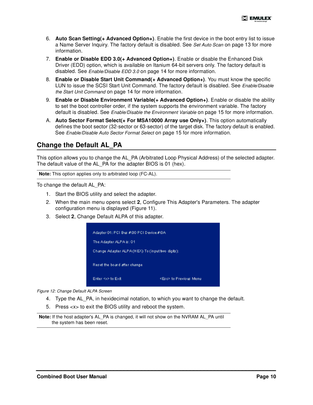 IBM 5.01 user manual Change the Default Alpa, Change Default Alpa Screen 